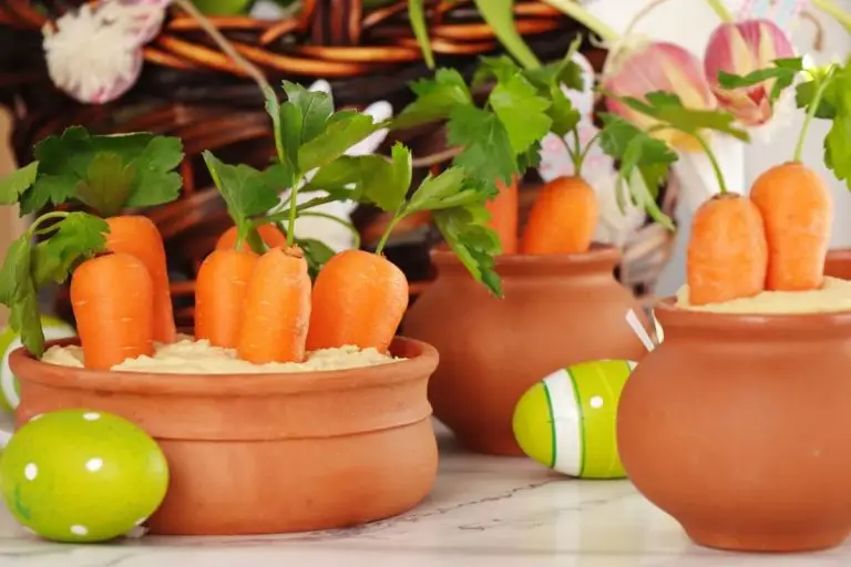 Step 5 - Easter Hummus Pots