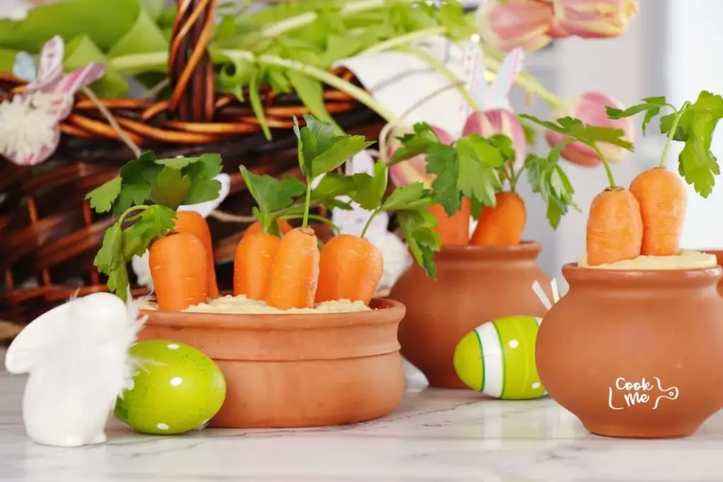 Easter Hummus Pots