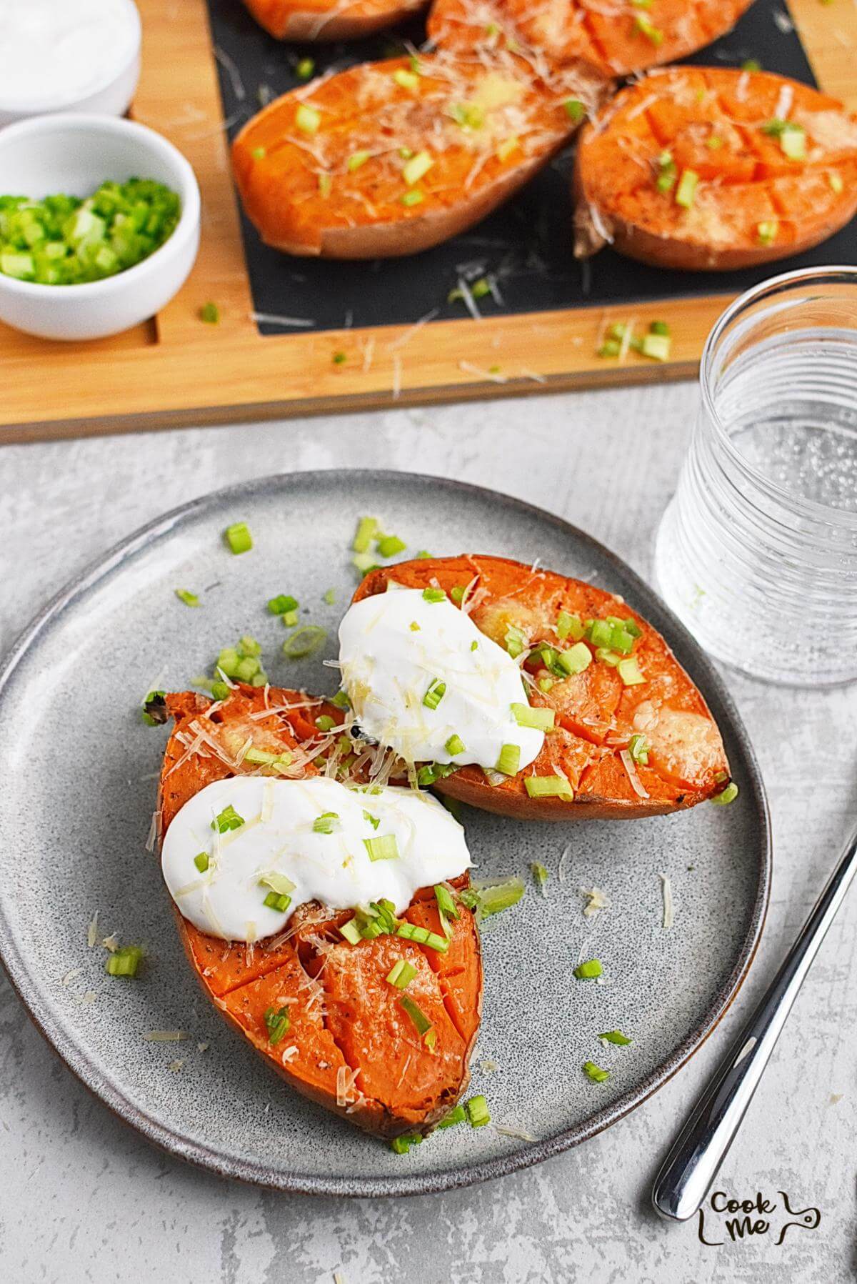 Easy 15Minute Roasted Sweet Potatoes Recipe Cook.me Recipes