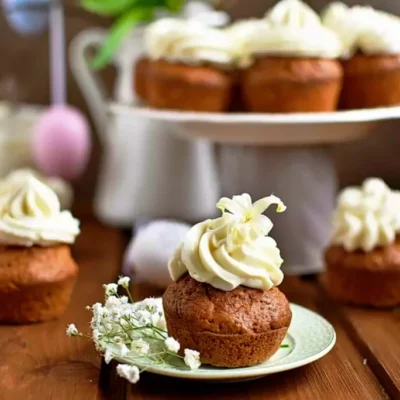 How to serve Easy Carrot Cake Muffins