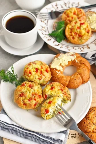 Mini Broccoli and Cheese Frittatas
