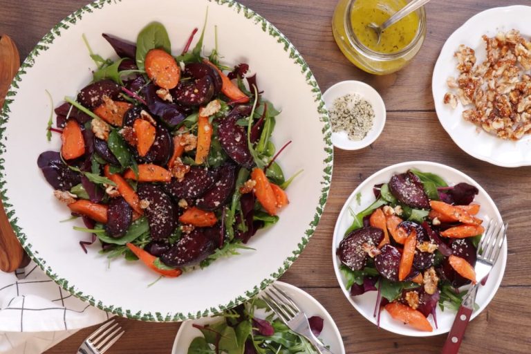 Step 7 - Roasted Beet and Carrot Salad