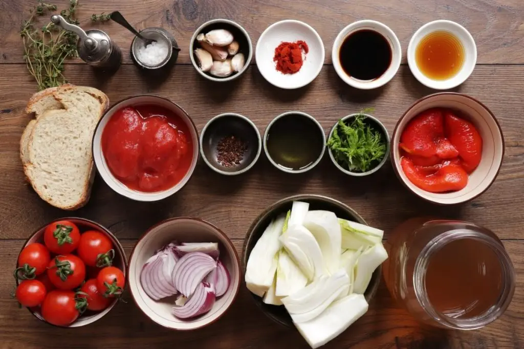 Ingredients for Roasted Tomato and Fennel Soup