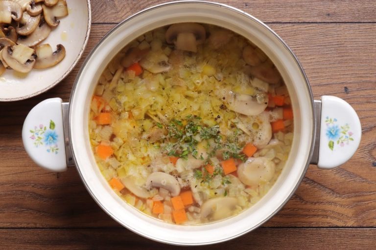 Step 4 - Ukrainian Mushroom Soup