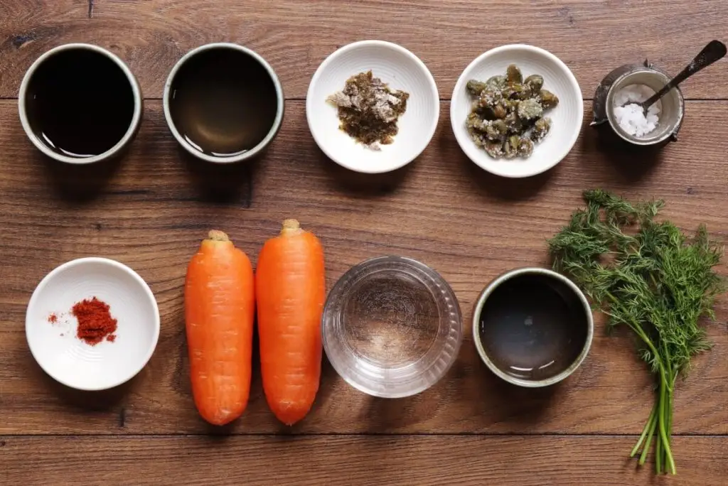 Ingredients for Vegan Smoked Salmon