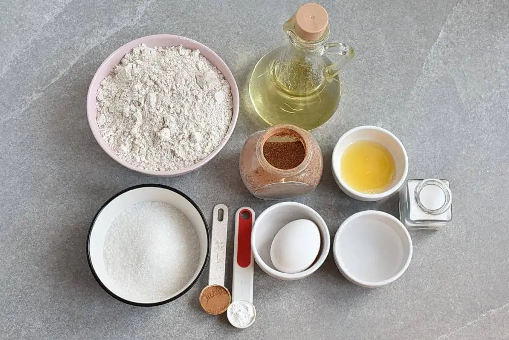 Ingredients for 100% Whole Wheat Graham Crackers