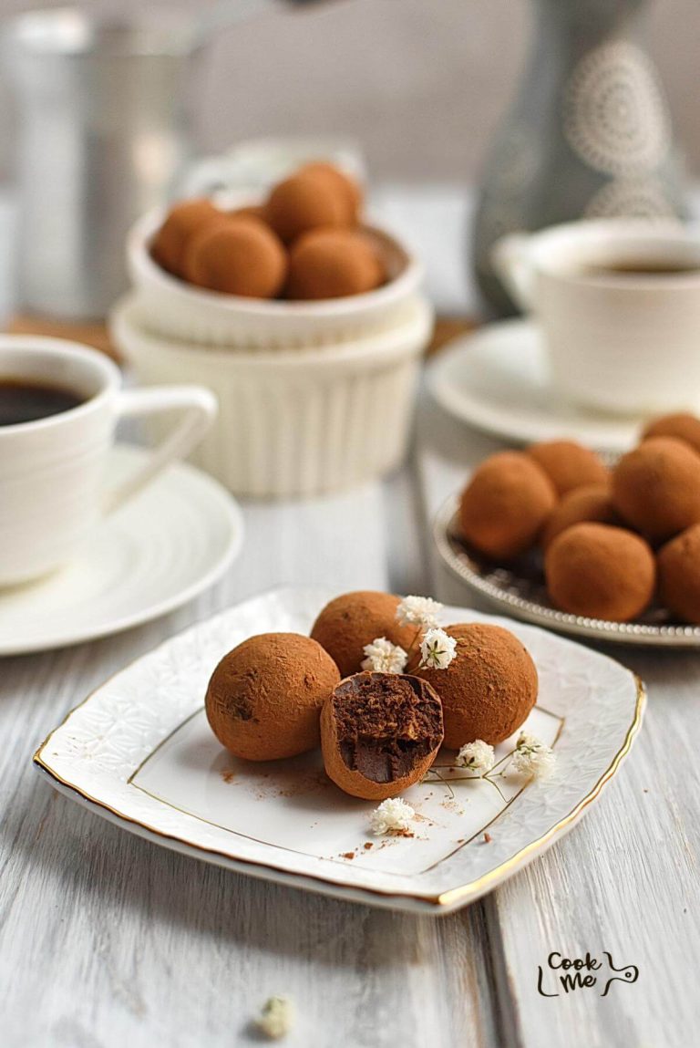 Creamy Dark Chocolate Truffles Recipe Cook.me Recipes
