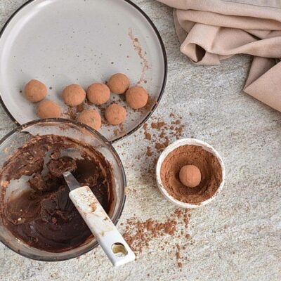 Creamy Dark Chocolate Truffles recipe - step 5