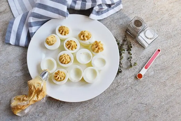 Step 7 - Deviled Eggs with Thyme and Dill