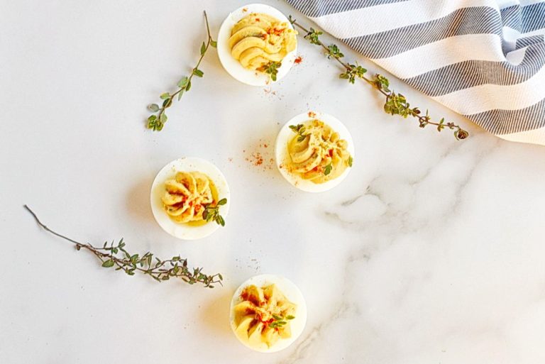 Step 8 - Deviled Eggs with Thyme and Dill
