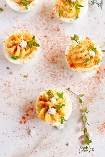 Deviled Eggs with Thyme and Dill