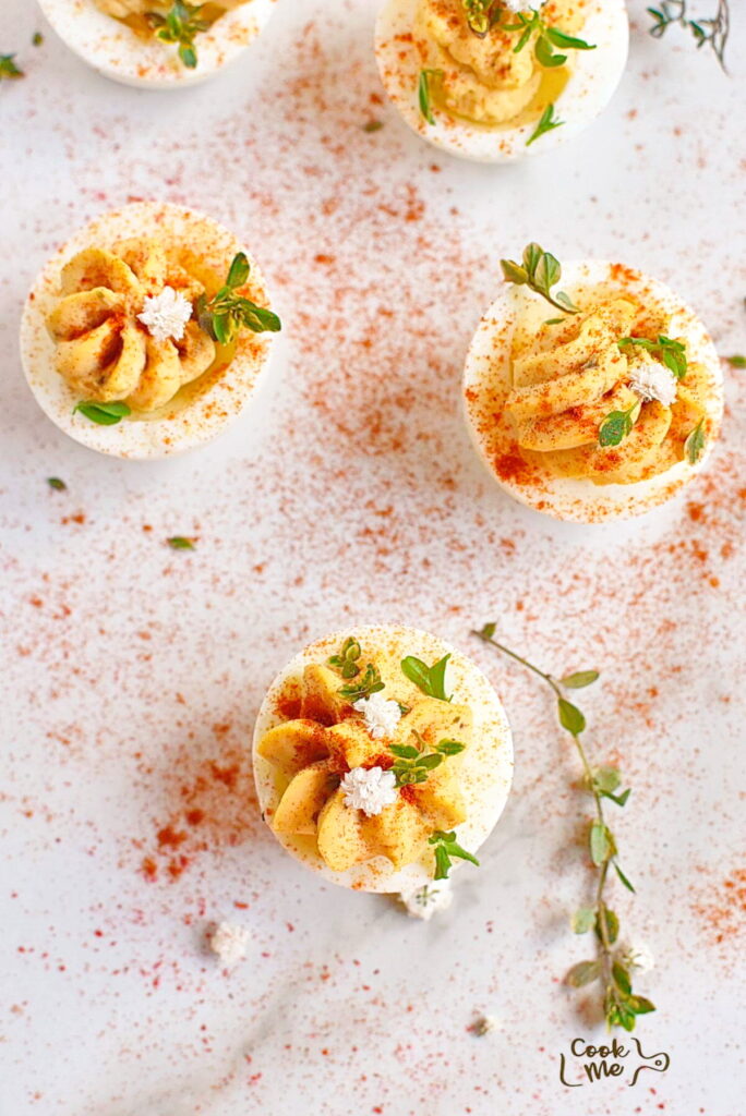 Deviled Eggs with Thyme and Dill
