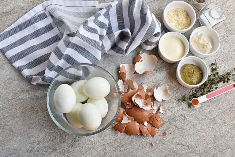 Step 2 - Deviled Eggs with Thyme and Dill