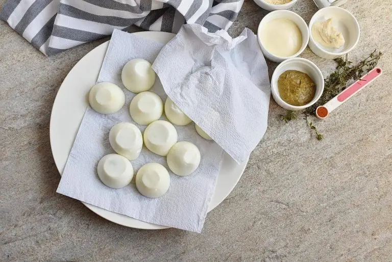 Step 3 - Deviled Eggs with Thyme and Dill