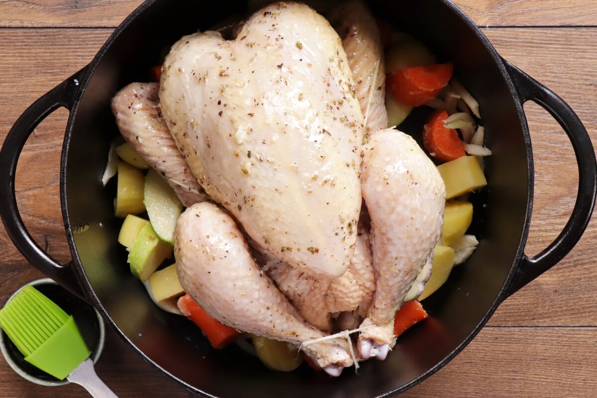 Dutch Oven Whole Roast Chicken recipe - step 8