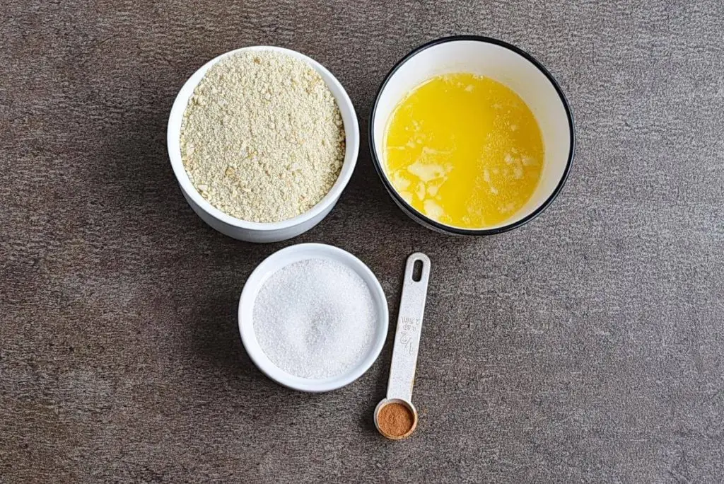 Ingredients for Graham Cracker Crust