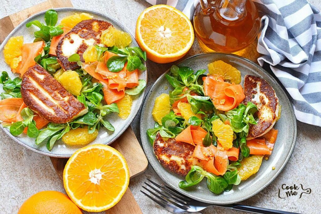 How to serve Halloumi, Carrot & Orange Salad