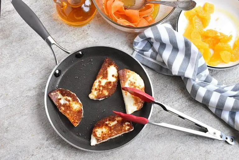 Step 4 - Halloumi, Carrot & Orange Salad