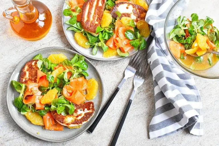 Step 6 - Halloumi, Carrot & Orange Salad