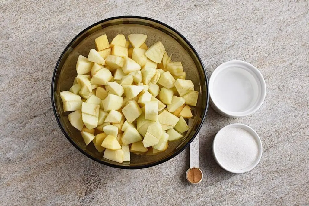 Ingredients for Homemade Applesauce