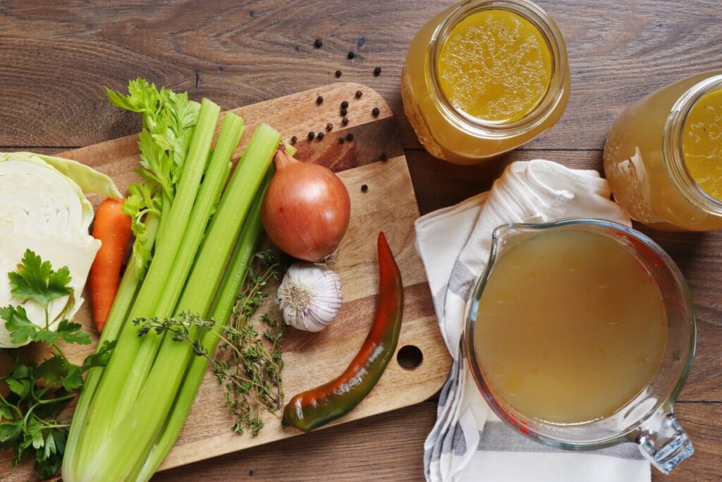How to serve Homemade Chicken Stock