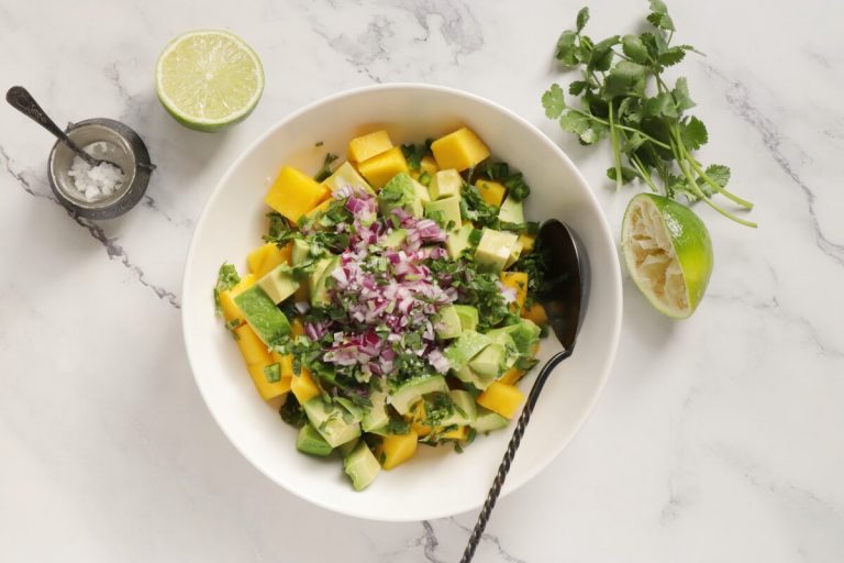 Step 1 - Mango Avocado Salsa