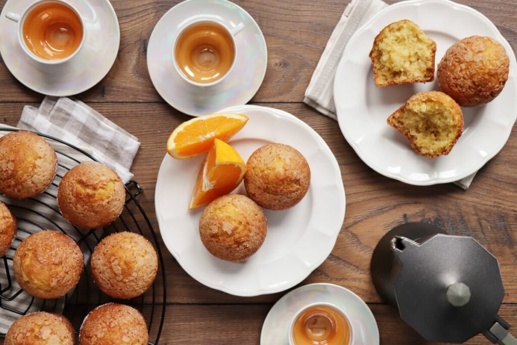 How to serve Orange Cardamom Muffins