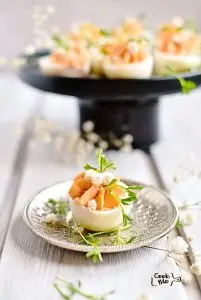 Pink Deviled Eggs