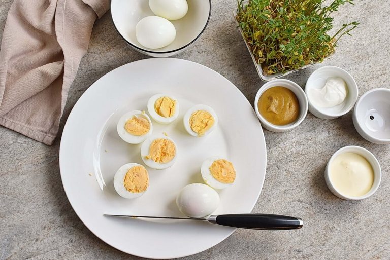 Step 3 - Pink Deviled Eggs