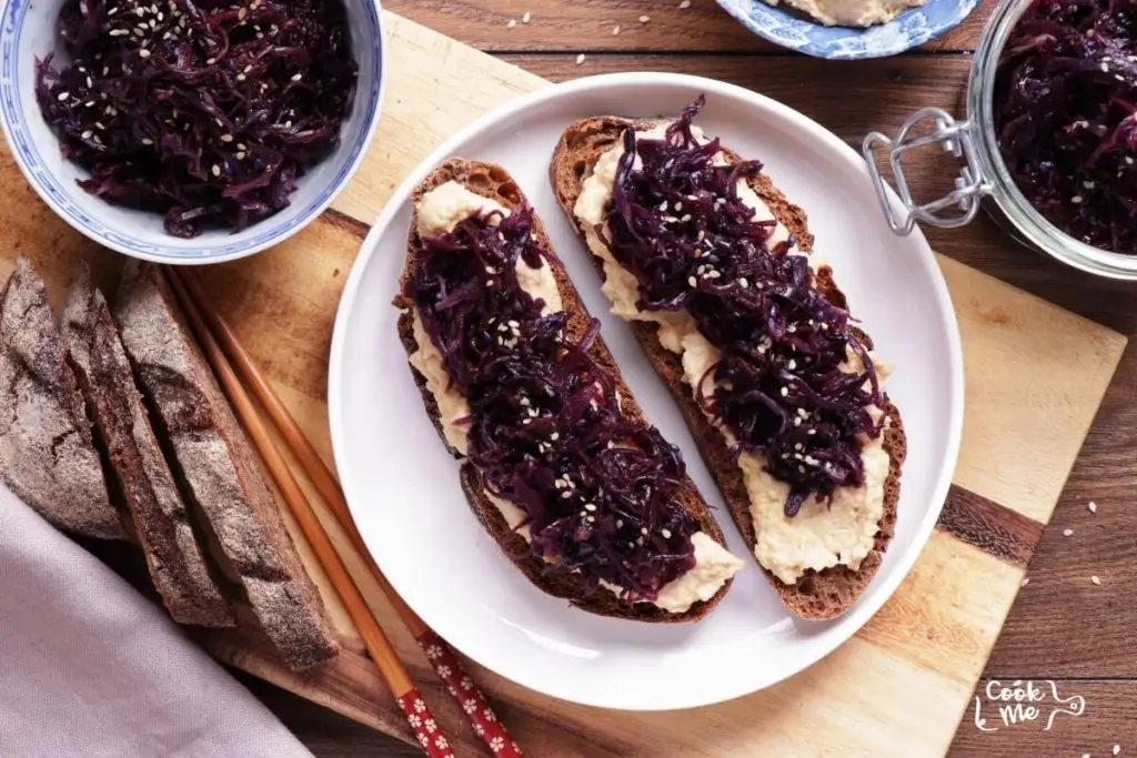 Red Cabbage Kimchi