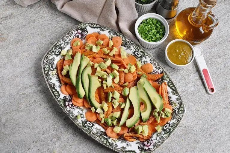 Step 8 - Roasted & Raw Carrot Salad with Avocado