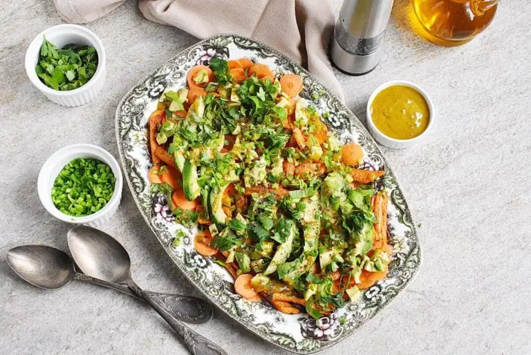 Step 9 - Roasted & Raw Carrot Salad with Avocado