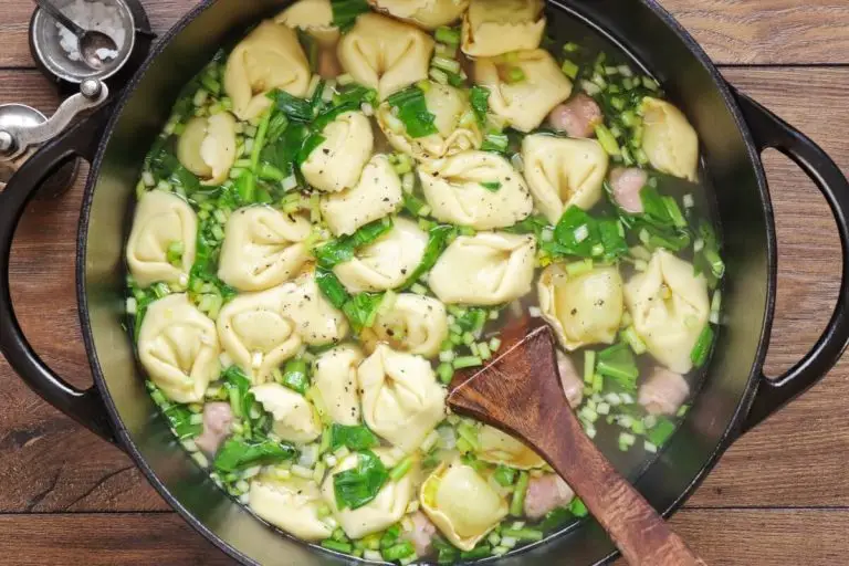 Step 5 - Sausage Tortellini Soup