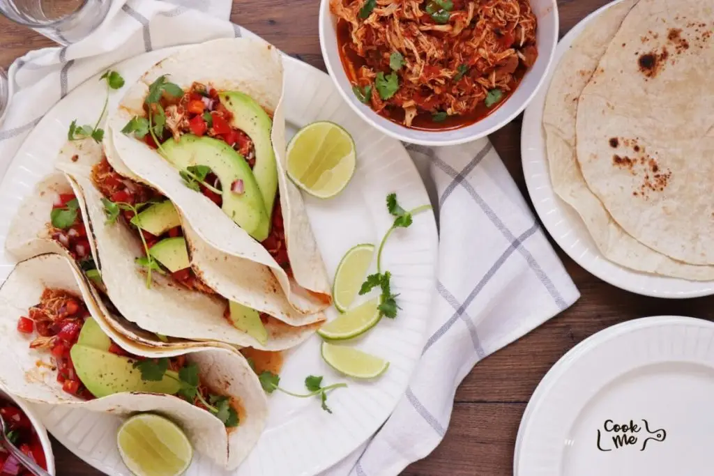 Slow Cooker Shredded Chicken Tacos