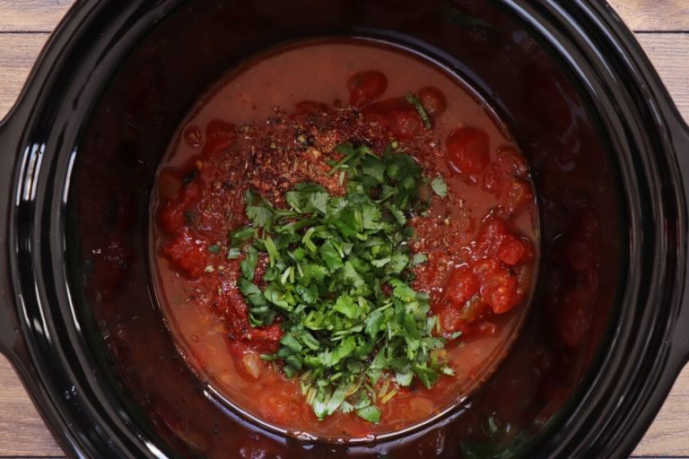Step 1 - Slow Cooker Shredded Chicken Tacos