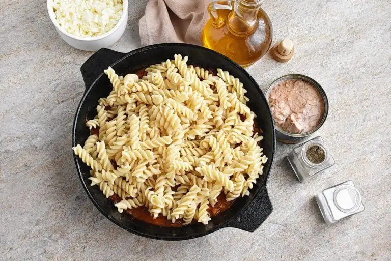 Step 5 - Tuna Pasta Bake