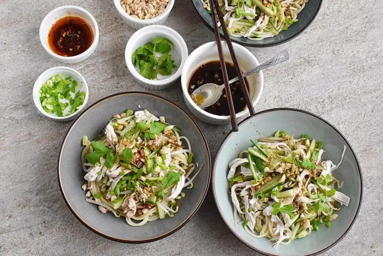 Step 4 - Cold Noodles with Shredded Chicken