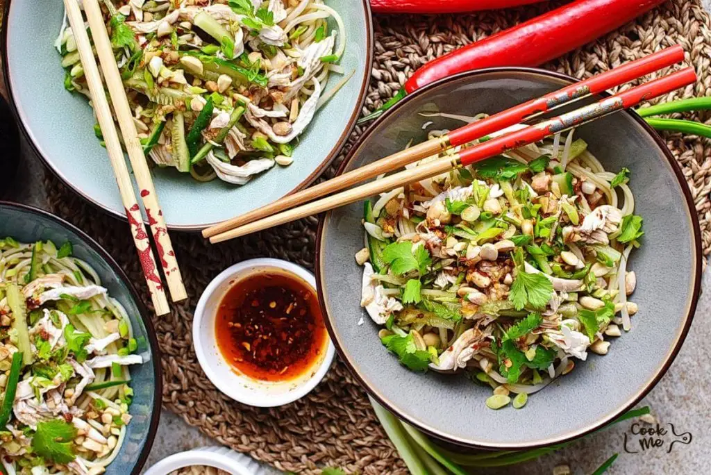 Cold Noodles with Shredded Chicken