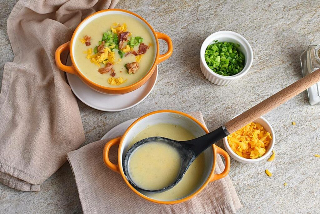 How to serve Instant Pot Loaded Potato Soup
