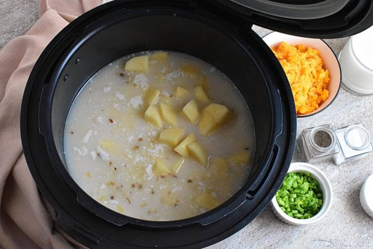 Step 3 - Instant Pot Loaded Potato Soup