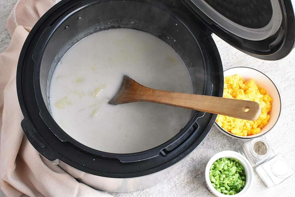 Instant Pot Loaded Potato Soup recipe - step 5