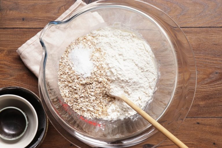 Step 2 - No Knead Oatmeal Bread