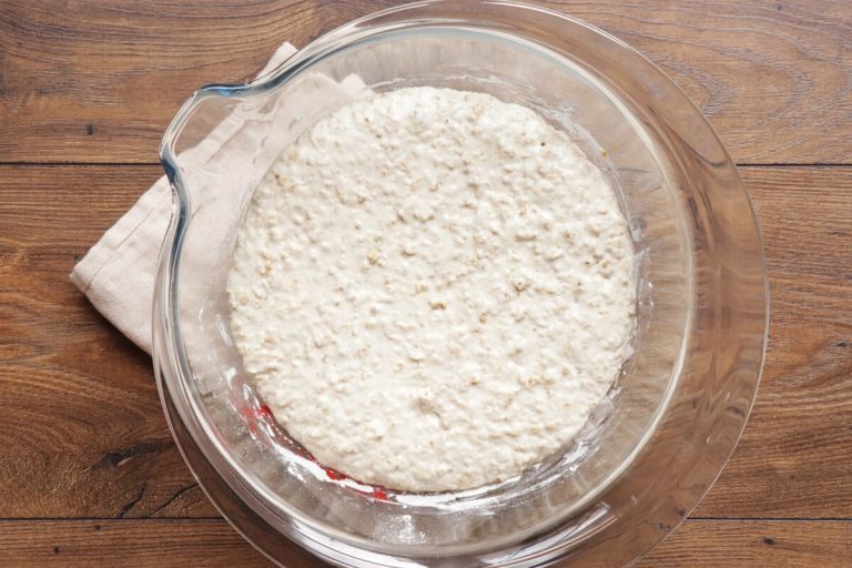 Step 3 - No Knead Oatmeal Bread