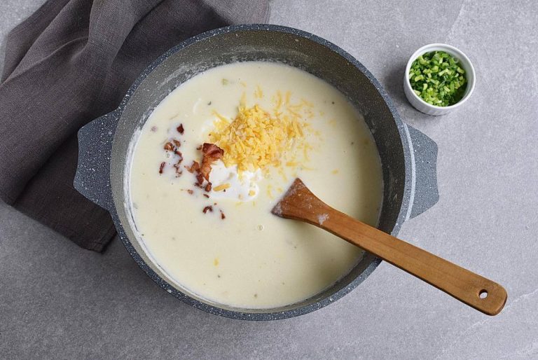 Step 9 - Loaded Baked Potato Soup