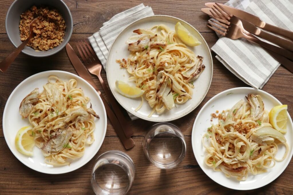 How to serve Pasta with Roasted Fennel