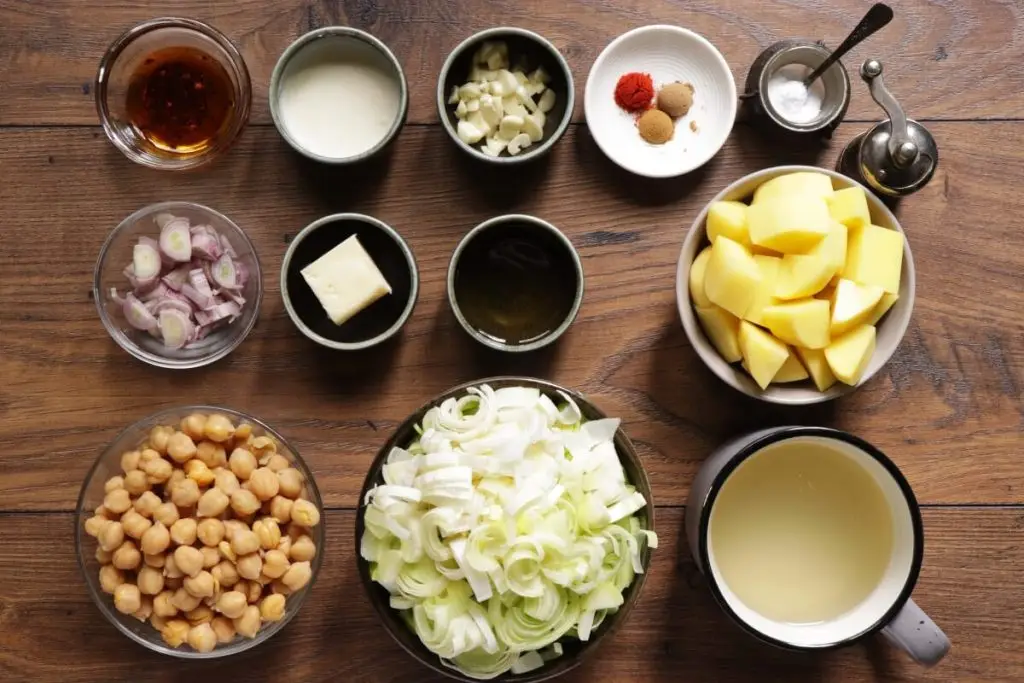 Ingredients for Potato Leek Soup