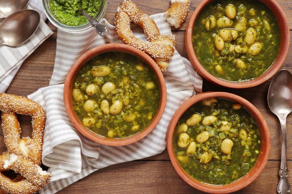 How to serve Spinach, Lentil and Butter Bean Soup