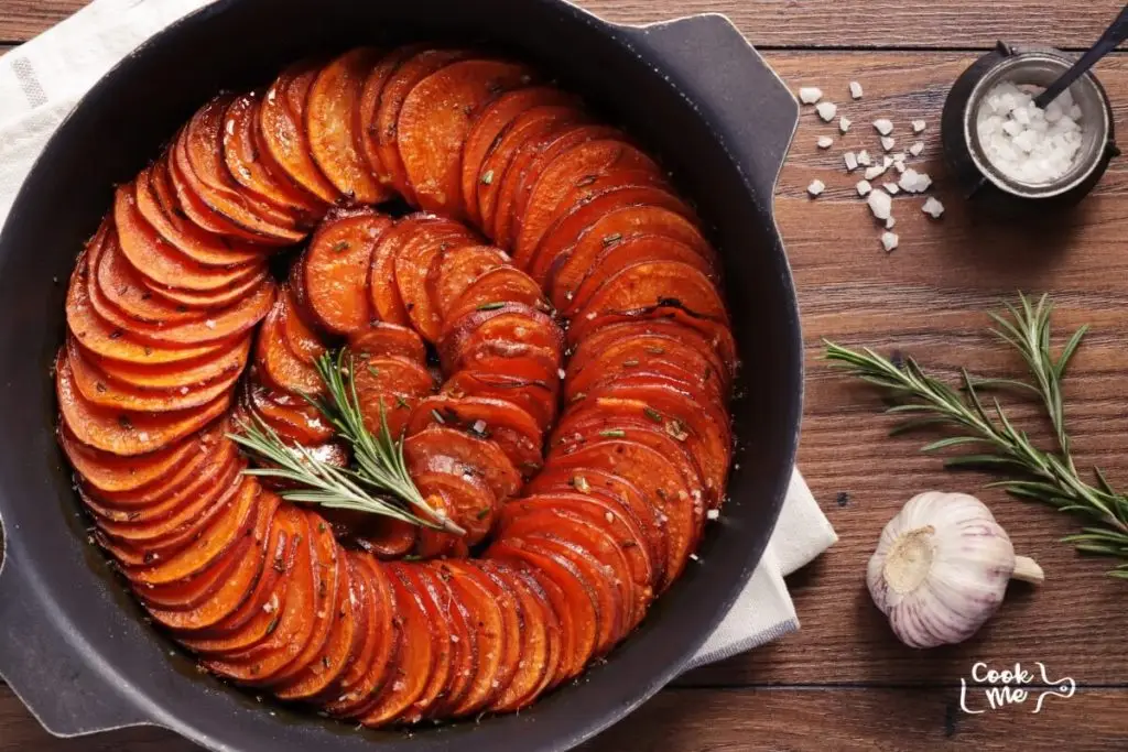 Spiral Sweet Potato Bake