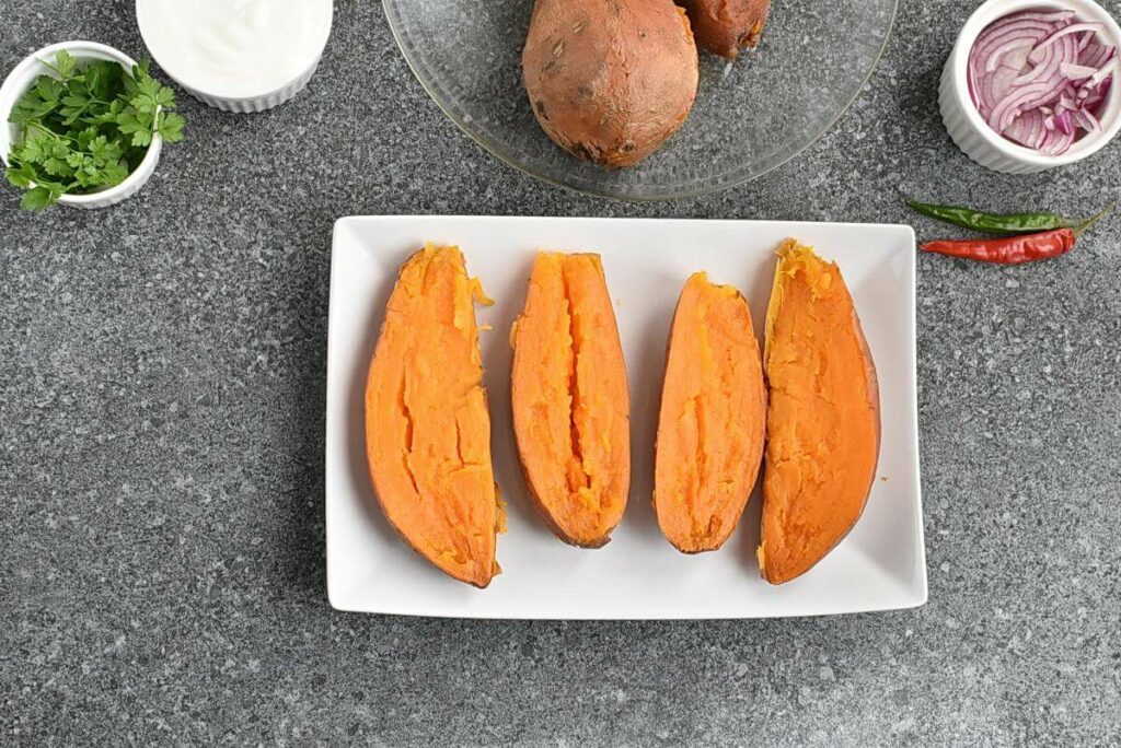 Tuna Sweet Potato Skins recipe - step 2