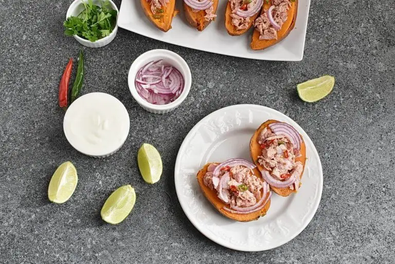 Step 3 - Tuna Sweet Potato Skins